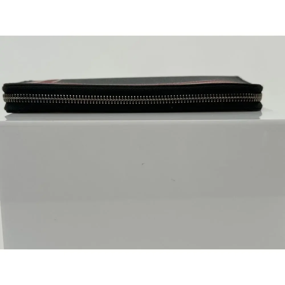 Louis Vuitton Rare Canvas Zippy Vertical Monogram Cobalt Stripe Long Wallet